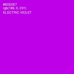 #BD00E7 - Electric Violet Color Image